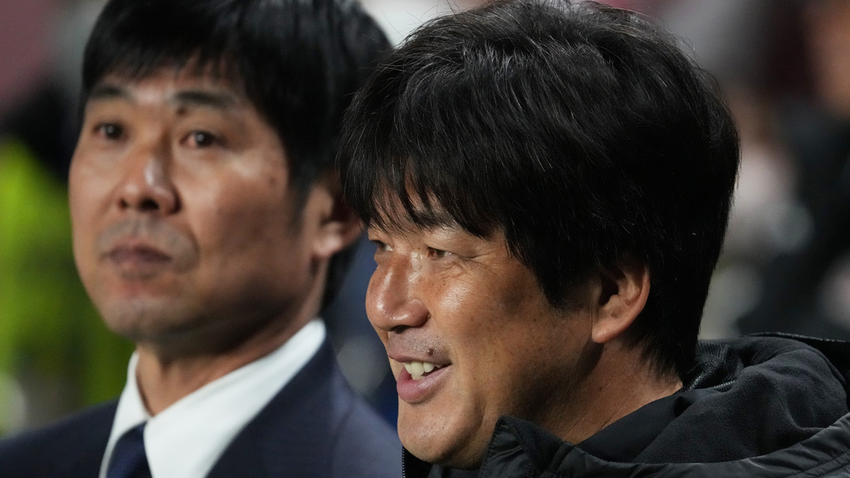 サッカー日本代表・名波浩コーチ(2023年3月28日コロンビア戦)