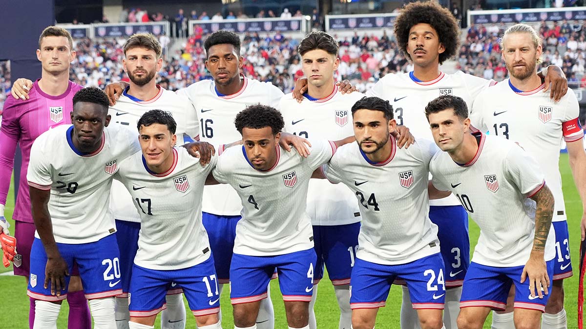 ワールドカップに出場する予定の米国代表