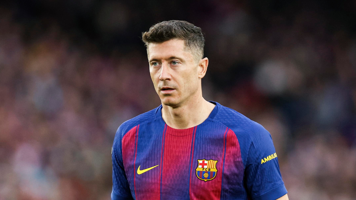 バルセロナでプレーするロベルト・レヴァンドフスキ