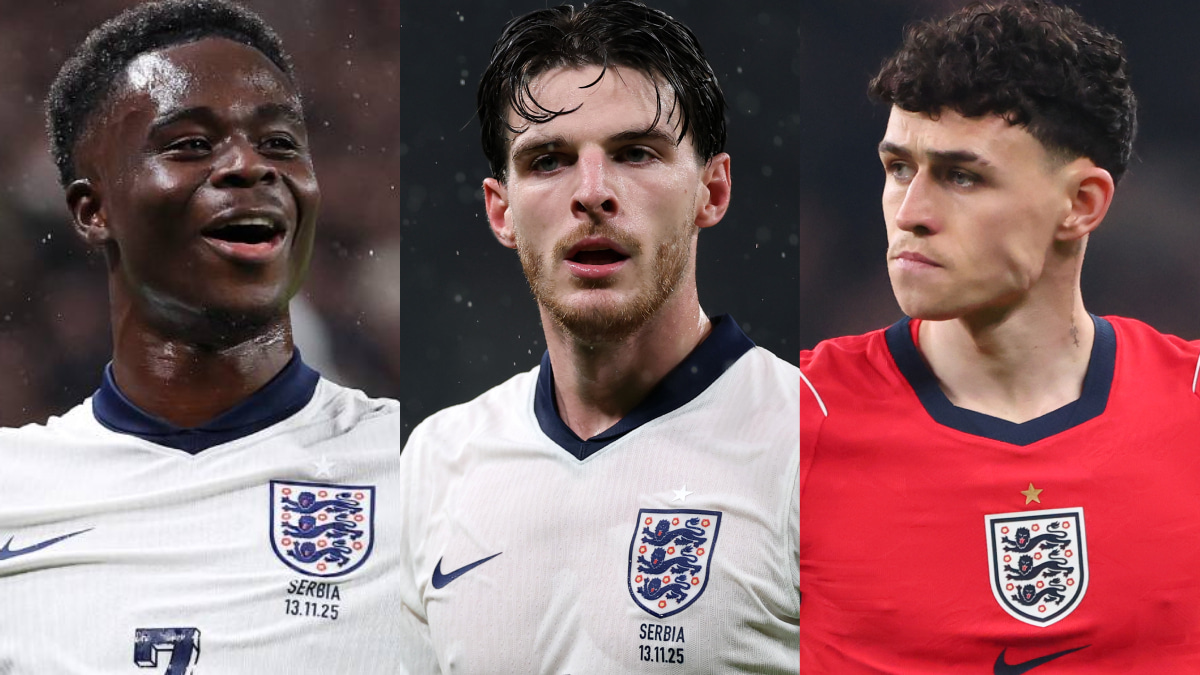 イングランド代表　市場価値ランキング1~5位