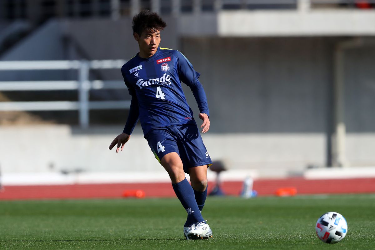 2020年、J2ザスパクサツ群馬時代の岡村大八