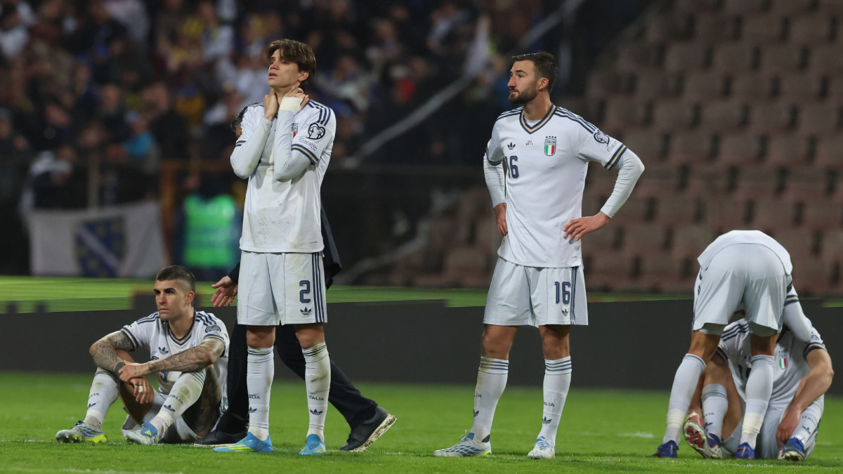 FIFAワールドカップ2026への出場を逃したイタリア代表