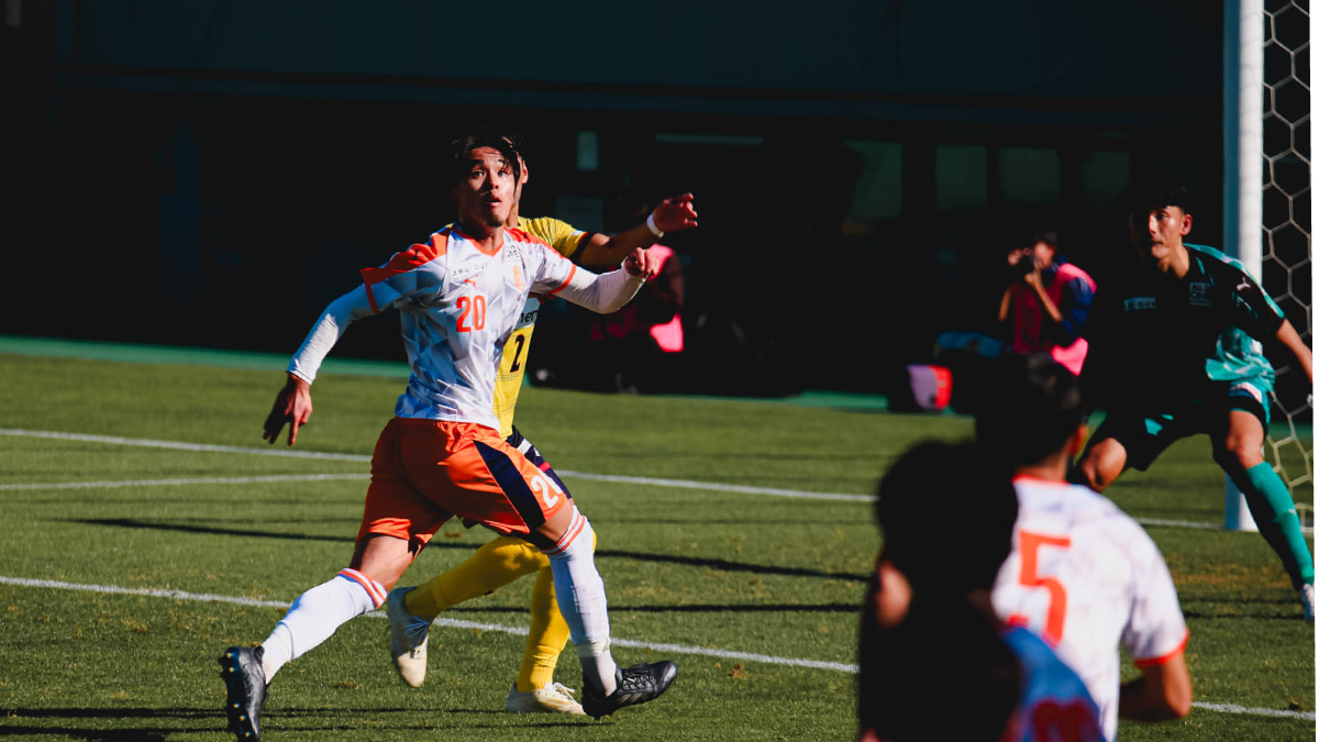 北海道コンサドーレ札幌への加入内定が決まった法政大学　梅津龍之介