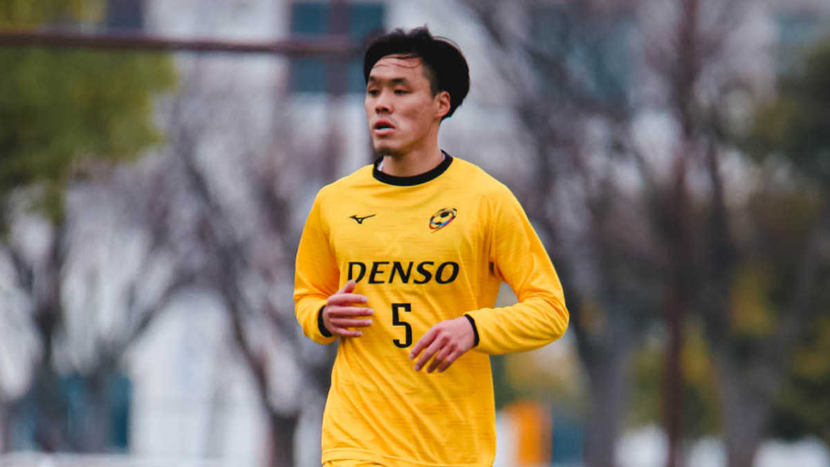 北海道コンサドーレ札幌への加入内定が決まった法政大学　梅津龍之介