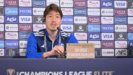 26年4月16日、ACLEファイナルズ vsアル・イテハド 前日公式会見に臨むFC町田ゼルビア　昌子源