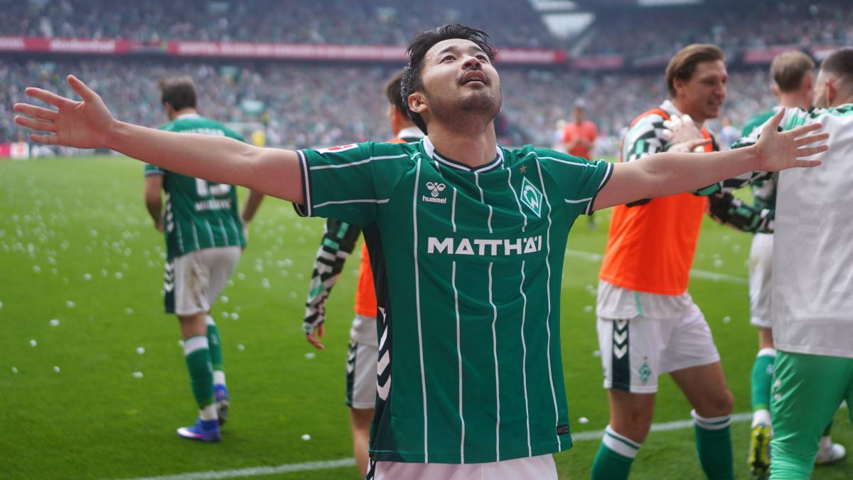 絶妙クロスで先制弾を演出！ ブレーメンDF菅原由勢が今季5アシスト目!  残留に向けて大きな勝ち点3獲得に貢献