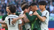 ボルシアMGのDF高井幸大とFW町野修斗