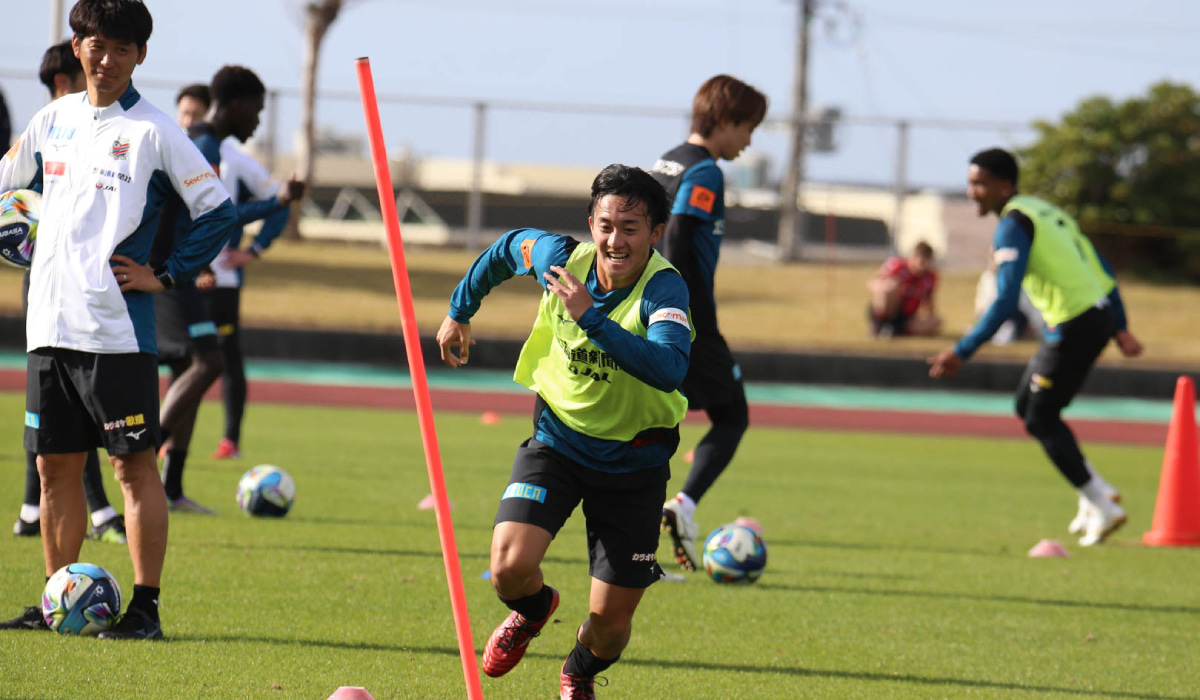 2026年1月の沖縄キャンプに参加する北海道コンサドーレ札幌U-18の徳差優利