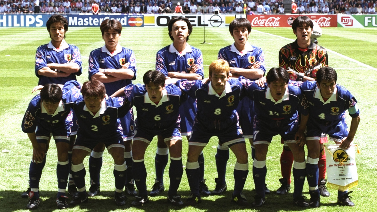 1998年フランス大会、日本代表