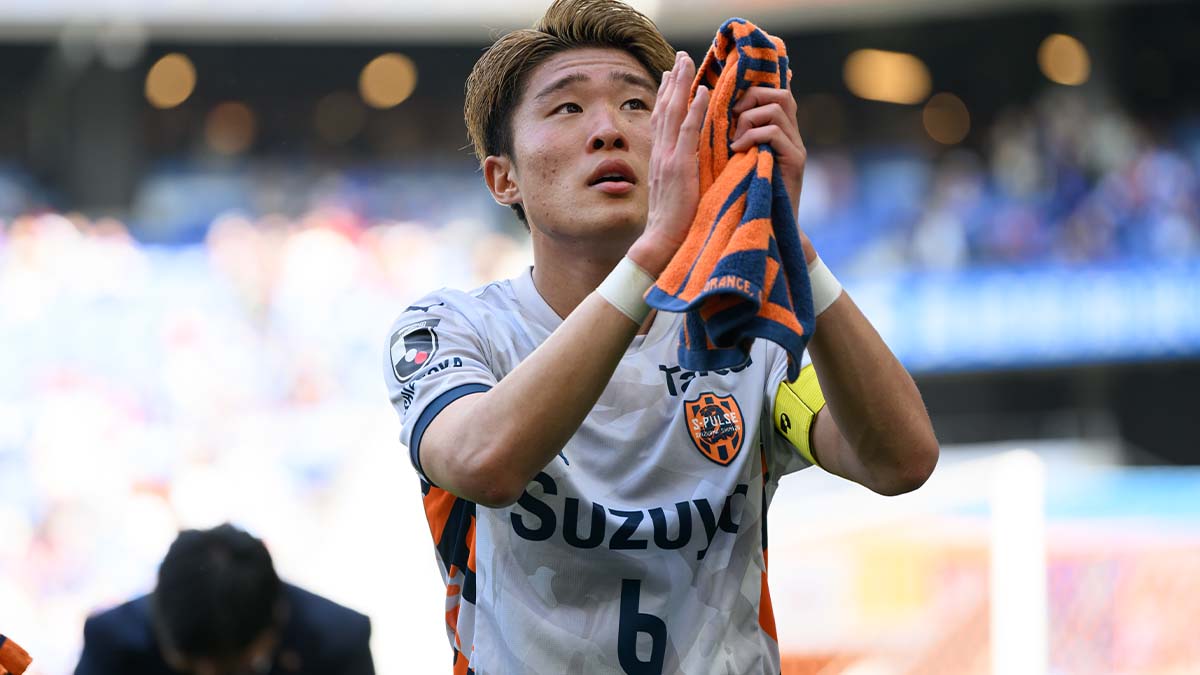 清水エスパルスに所属するMF宇野禅斗