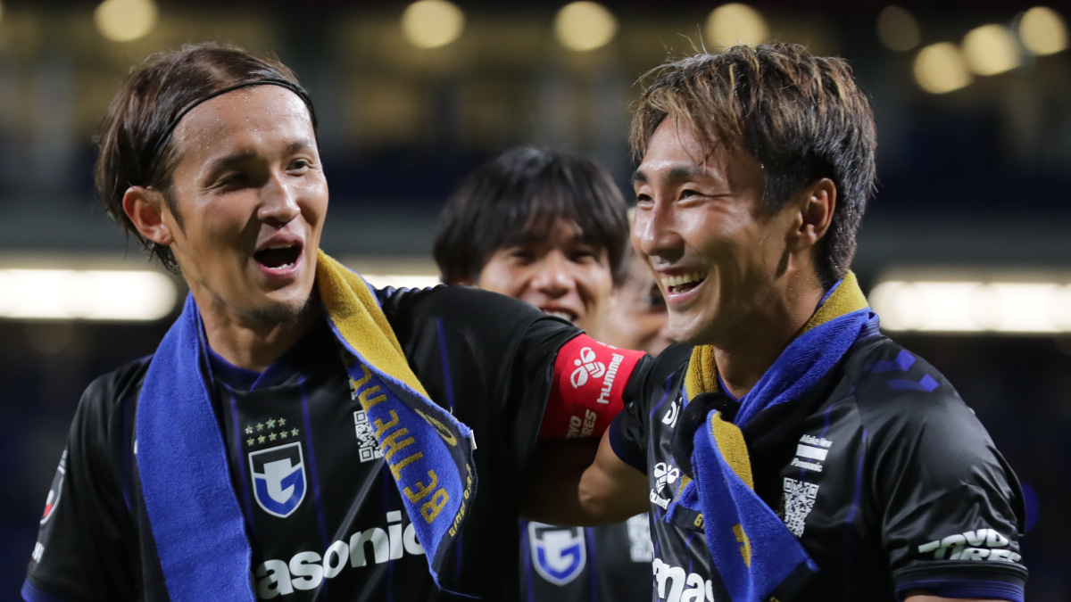 ガンバ大阪の宇佐美貴史と倉田秋