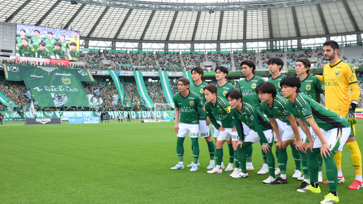 横浜F・マリノス戦の東京ヴェルディ