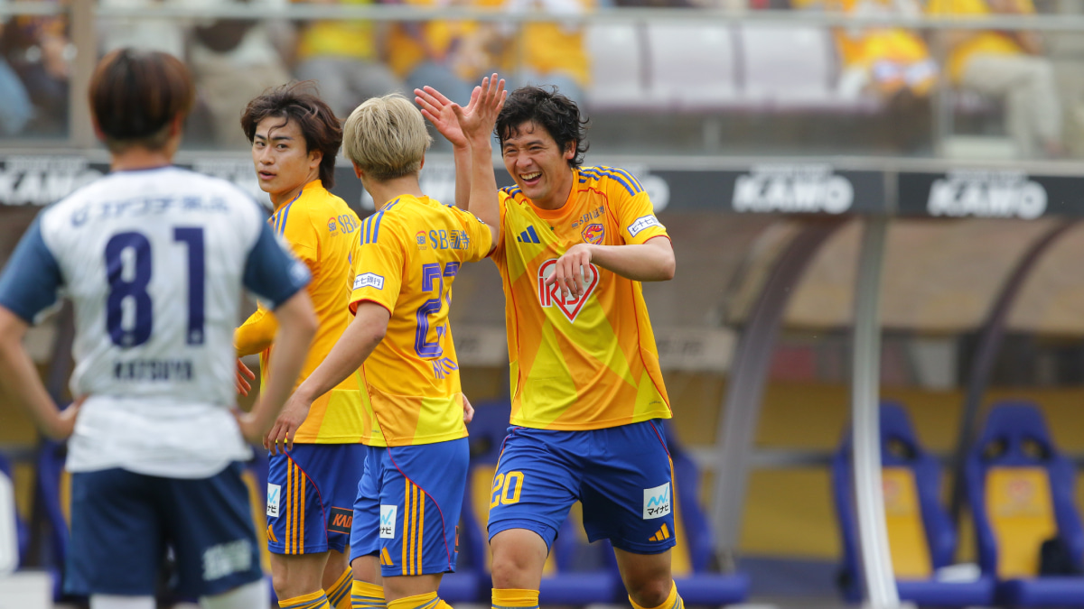 プロ初ゴールを挙げたベガルタ仙台の中田有祐　26年5月6日の栃木SC戦