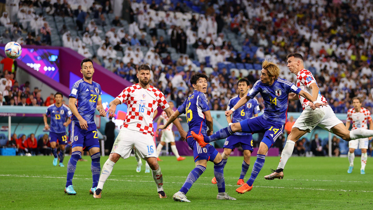 2022W杯カタール大会　日本代表対クロアチア代表