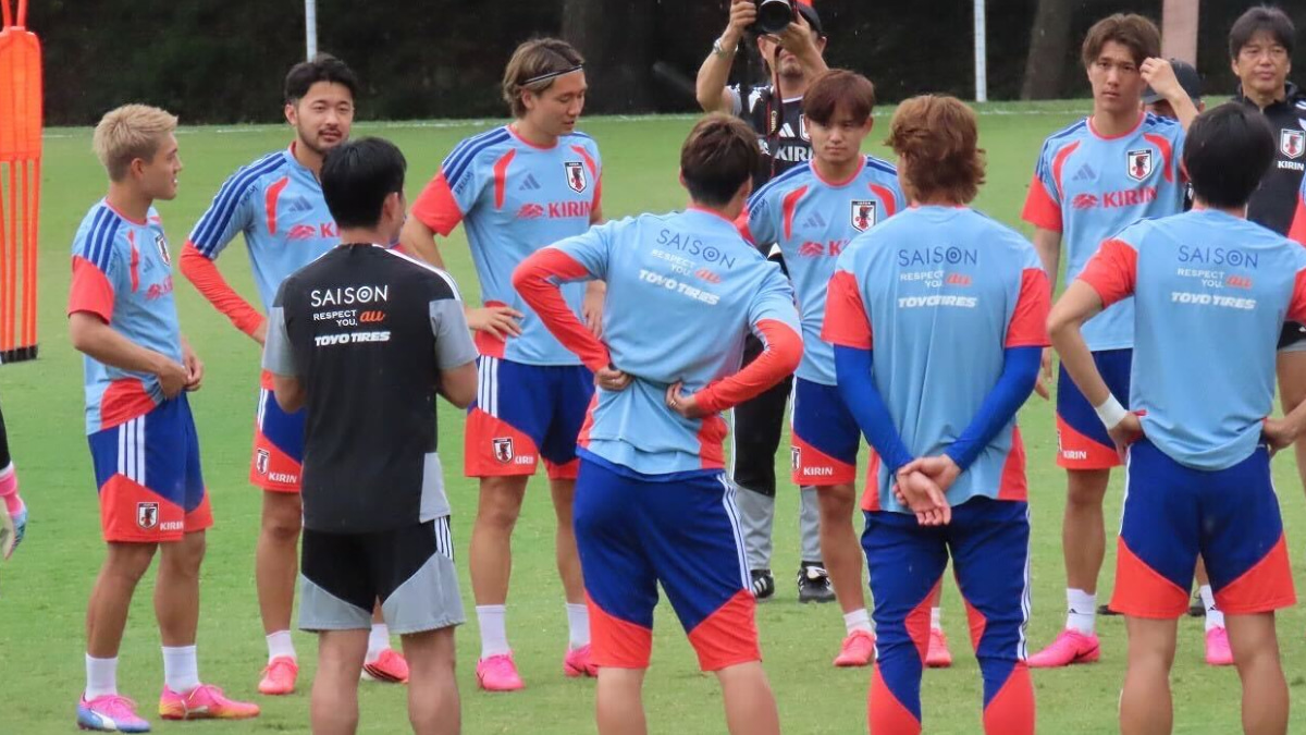 サッカー日本代表、円陣