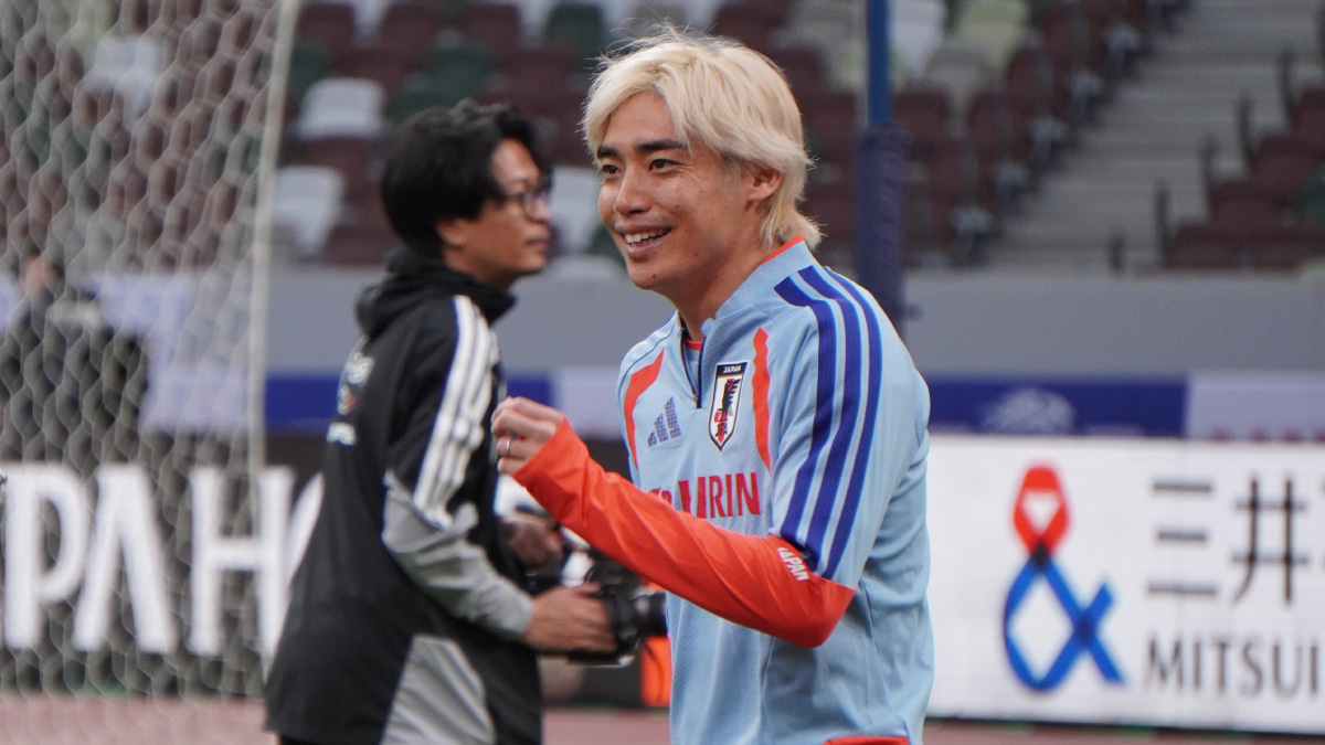 日本代表、伊東純也がニュージーランド戦へ「どのポジションでも自分の