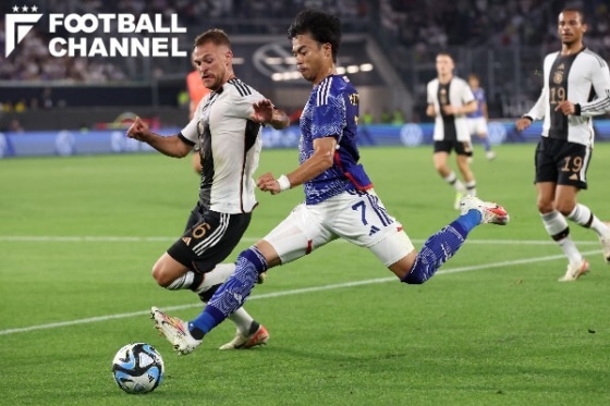 ドイツ代表戦に出場した三笘薫